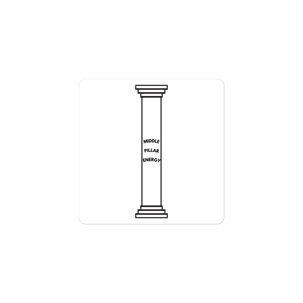 Middle Pillar Energy Small Sticker