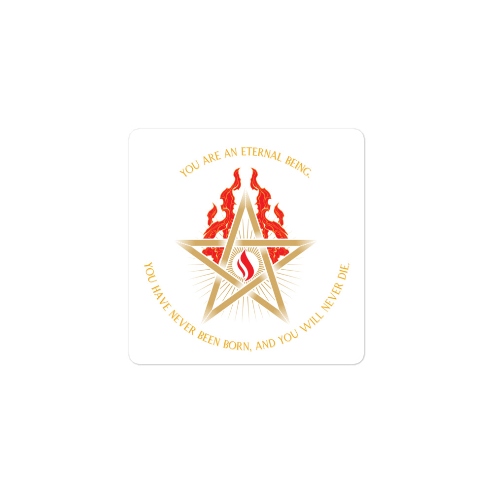 Eternal Being Pentagram Sticker - Image 2