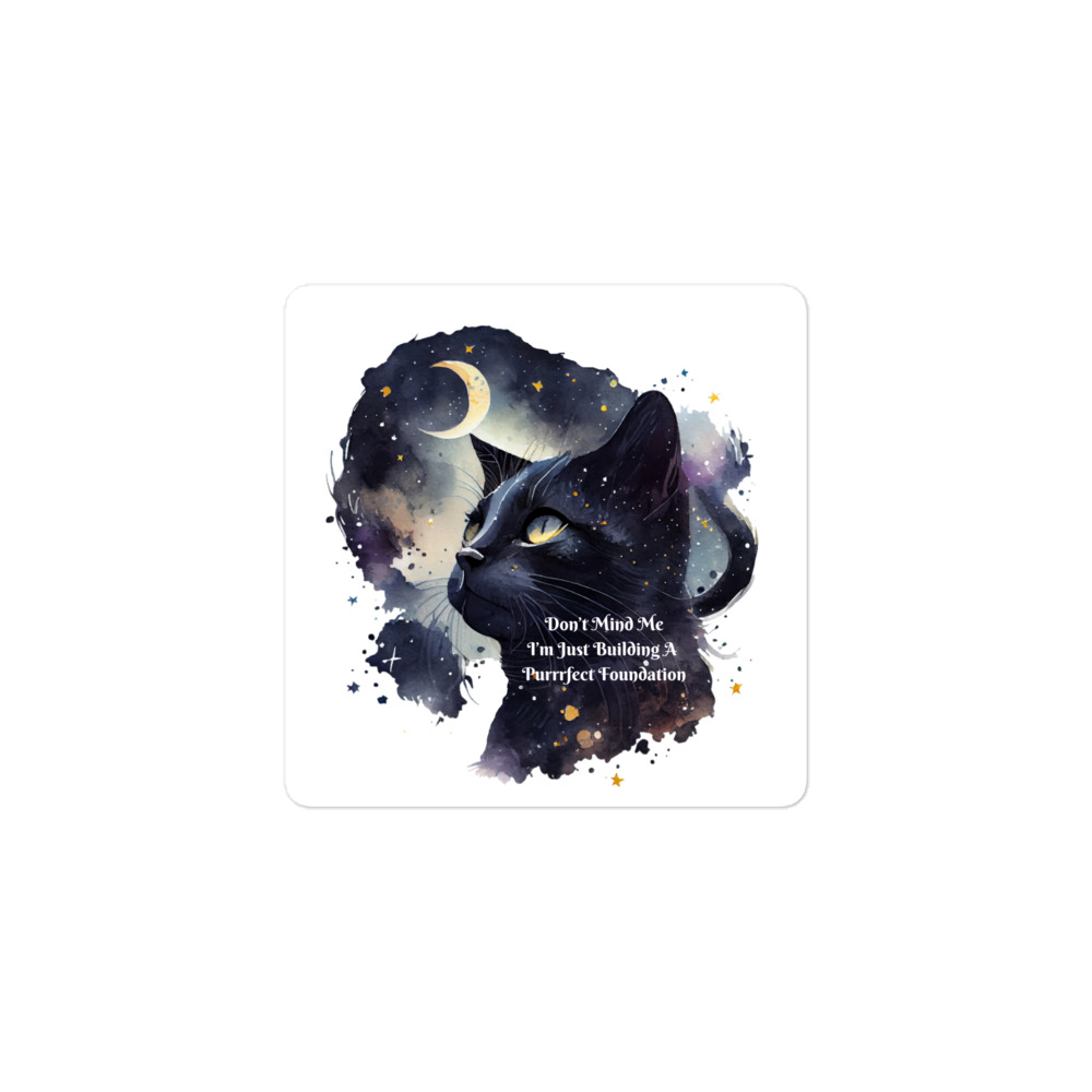 Yesod purrfect foundation sticker