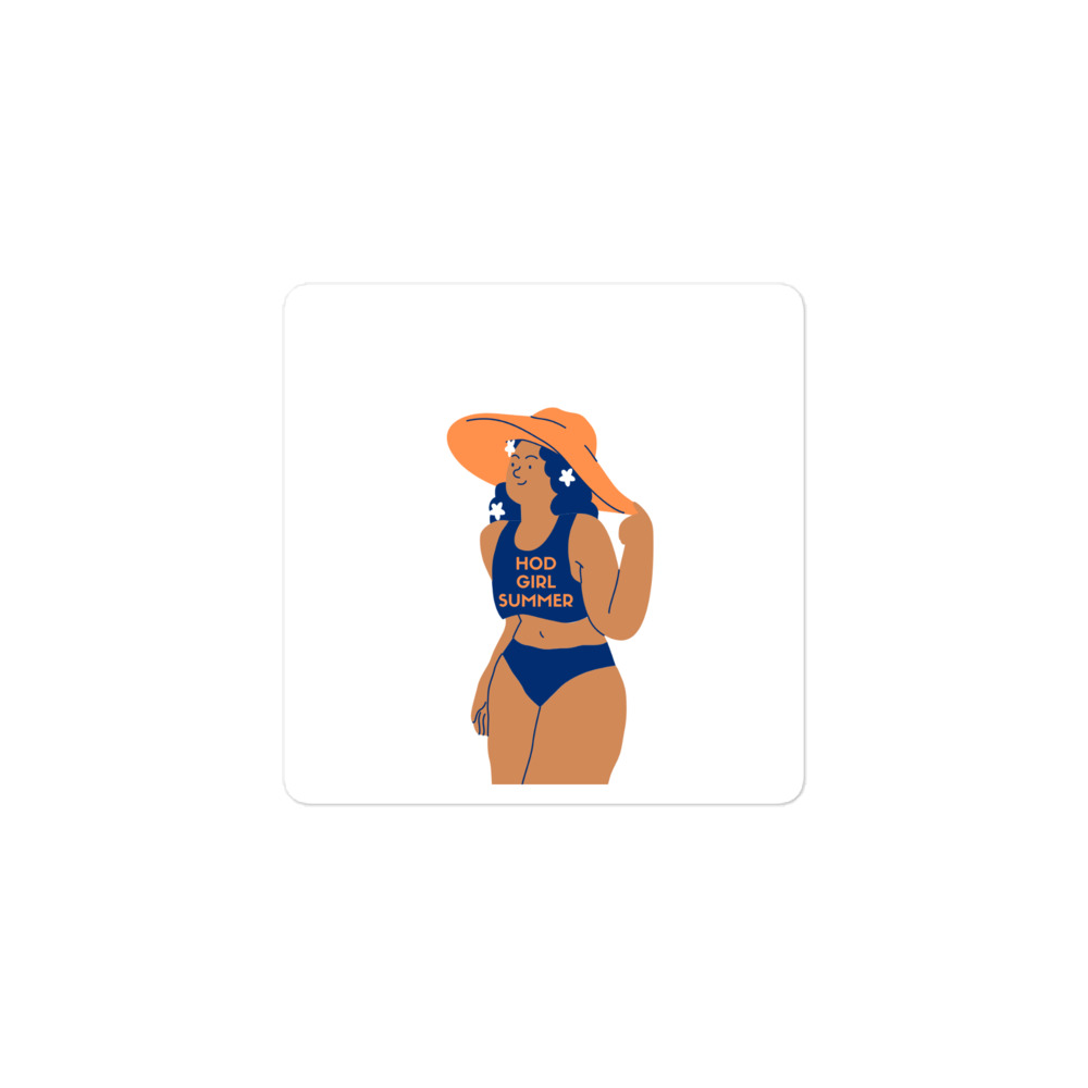 Hod Girl Summer Sticker
